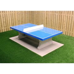 HeBlad Tafeltennis tafel Beton rechte hoeken Blauw